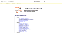 Desktop Screenshot of netconfcentral.org