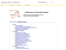 Tablet Screenshot of netconfcentral.org